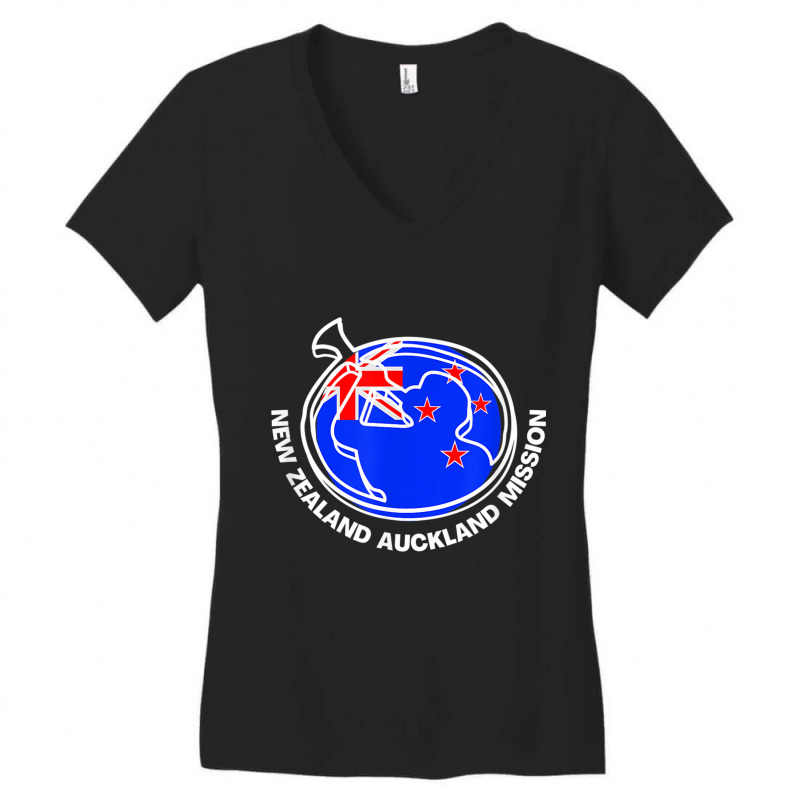 New Zealand Auckland Lds Mission Proud Mormon Missionary T Shirt Women's V-Neck T-Shirt by cm-arts | Artistshot