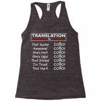 Funny Cuban Spanish Cono Bilingual Slang T Shirt Racerback Tank | Artistshot