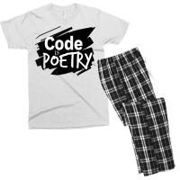 Code Is Poetry Computer Programming And Coding T Shirt Men's T-shirt Pajama Set | Artistshot