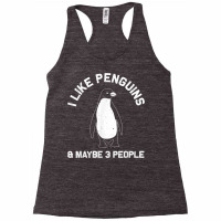 Funny Penguin Gift For Adults Women Men Him Seabird Lovers T Shirt Racerback Tank | Artistshot