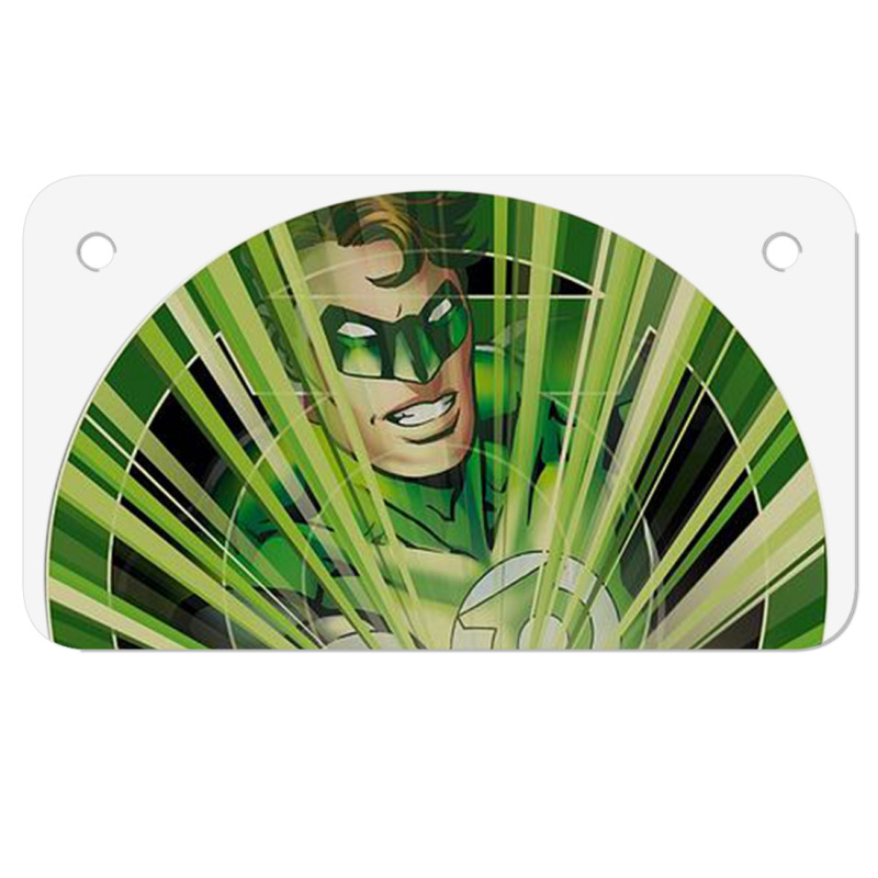 Green Lantern, Light Em Up, Motorcycle License Plate | Artistshot