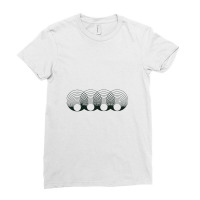 Circle Hypnotic Pattern,circle Pattern Ladies Fitted T-shirt | Artistshot