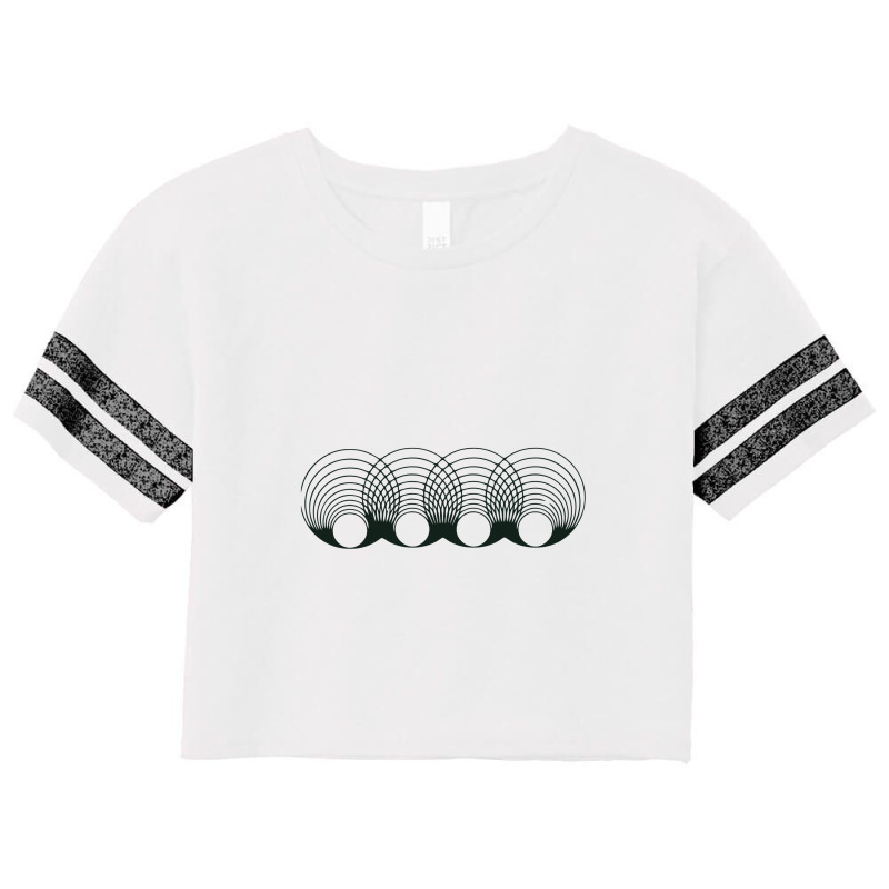 Circle Hypnotic Pattern,circle Pattern Scorecard Crop Tee by HlebVasilev | Artistshot