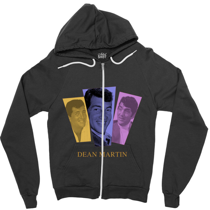 Dean Martin Zipper Hoodie by lokiraapa | Artistshot