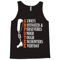 Amputee Quote Funny Leg Prosthetic Legged Surgery Graphic Premium Tank Top | Artistshot