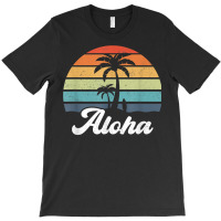 Aloha Hawaii Hawaiian Island Shirt Palm Beach Surfboard Surf T Shirt T-shirt | Artistshot