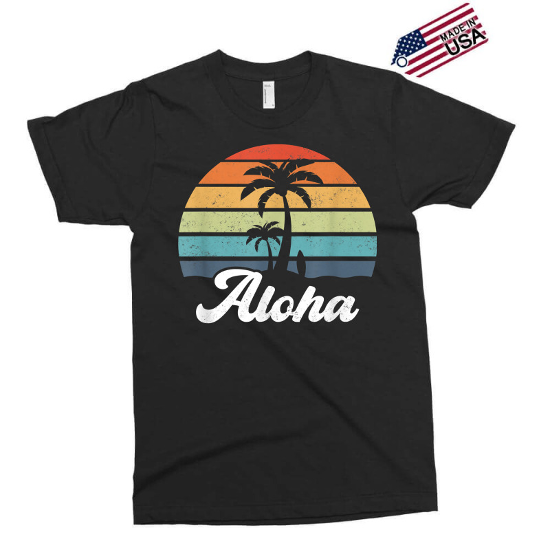 Aloha Hawaii Hawaiian Island Shirt Palm Beach Surfboard Surf T Shirt Exclusive T-shirt by cm-arts | Artistshot