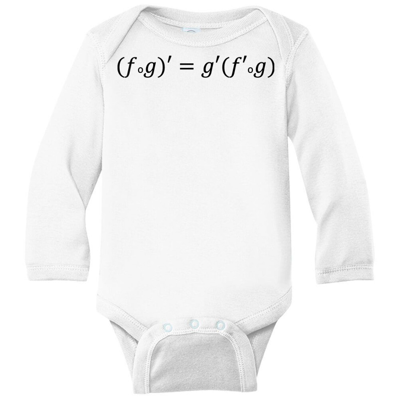 Derivative Of The Composition Of Functions, Math And Science T Shirt Long Sleeve Baby Bodysuit by cm-arts | Artistshot