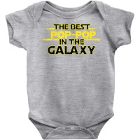 Best Pop Pop In The Galaxy Birthday Gift For Pop Pop T Shirt Baby Bodysuit | Artistshot