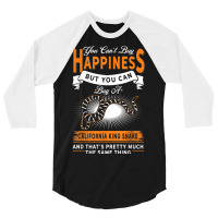 Snake Owner   Can't Buy Happiness But California King Snake 3/4 Sleeve Shirt | Artistshot