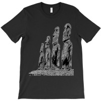 Easter Island Moai Statue Monolith World Mystery T-shirt | Artistshot