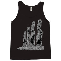 Easter Island Moai Statue Monolith World Mystery Tank Top | Artistshot