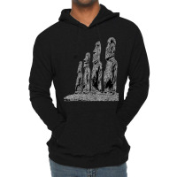 Easter Island Moai Statue Monolith World Mystery Lightweight Hoodie | Artistshot