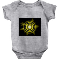 Green Lantern, Yellow Glow, Baby Bodysuit | Artistshot