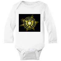 Green Lantern, Yellow Glow, Long Sleeve Baby Bodysuit | Artistshot