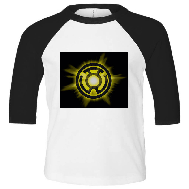 Green Lantern, Yellow Glow, Toddler 3/4 Sleeve Tee | Artistshot