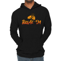 Break 'em Sporting Clays Target Shooting Sport Clay Shooting T Shirt Lightweight Hoodie | Artistshot