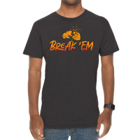 Break 'em Sporting Clays Target Shooting Sport Clay Shooting T Shirt Vintage T-shirt | Artistshot