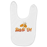 Break 'em Sporting Clays Target Shooting Sport Clay Shooting T Shirt Baby Bibs | Artistshot