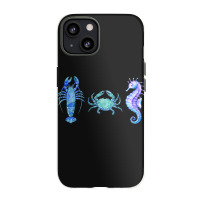 Crustaceancore Ocean Blush Crustacean Lobster Crab Seahorse Iphone 13 Case | Artistshot