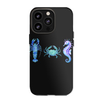 Crustaceancore Ocean Blush Crustacean Lobster Crab Seahorse Iphone 13 Pro Case | Artistshot