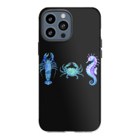 Crustaceancore Ocean Blush Crustacean Lobster Crab Seahorse Iphone 13 Pro Max Case | Artistshot