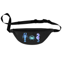 Crustaceancore Ocean Blush Crustacean Lobster Crab Seahorse Fanny Pack | Artistshot