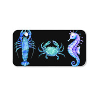 Crustaceancore Ocean Blush Crustacean Lobster Crab Seahorse Bicycle License Plate | Artistshot