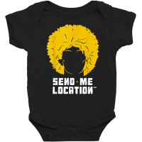 Send Me Location Papakha Hat T Shirt Baby Bodysuit | Artistshot