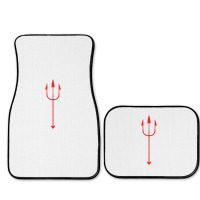 Devil Trident Merch Full Set Car Mats | Artistshot