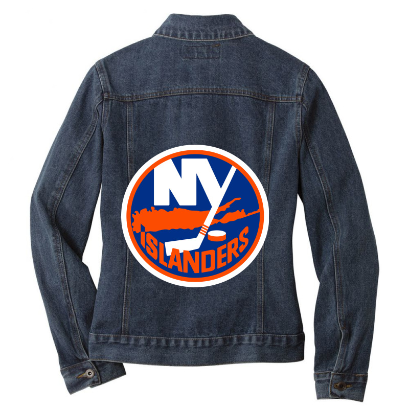 Ny Islanders Ladies Denim Jacket by cm-arts | Artistshot