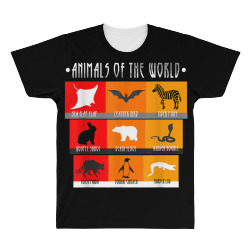 animals of the world All Over Men's T-shirt | Artistshot