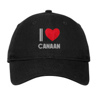 I Love Canaan Boyfriend Heart Vintage Bday Family T Shirt Adjustable Cap | Artistshot