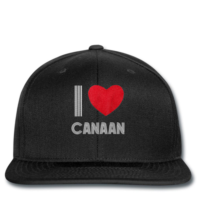 I Love Canaan Boyfriend Heart Vintage Bday Family T Shirt Printed hat by cm-arts | Artistshot