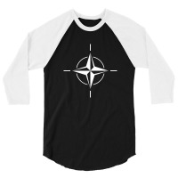 Nato Otan Flag 3/4 Sleeve Shirt | Artistshot