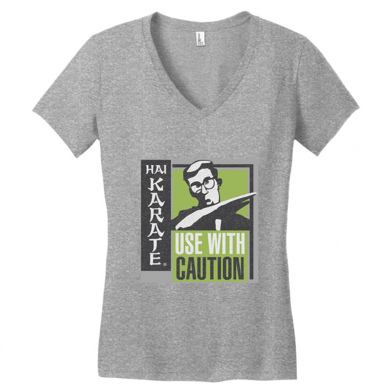 Hai Karate, Karate Chop Women's V-Neck T-Shirt by dzikawa | Artistshot