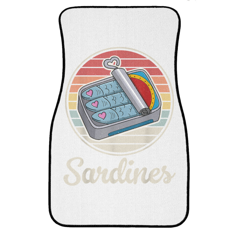 Sardine Anchovies Fish Dishes Canned Fish Cuisine T Shirt Front Car Mat | Artistshot