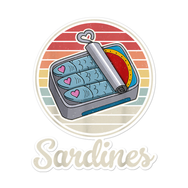 Sardine Anchovies Fish Dishes Canned Fish Cuisine T Shirt Sticker | Artistshot