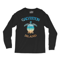 Jcombs Galveston Island, Tx, Sea Turtle And Beach Long Sleeve Shirts | Artistshot