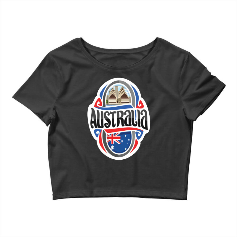 Australia Raised Me Australian Crop Top by haviarart | Artistshot