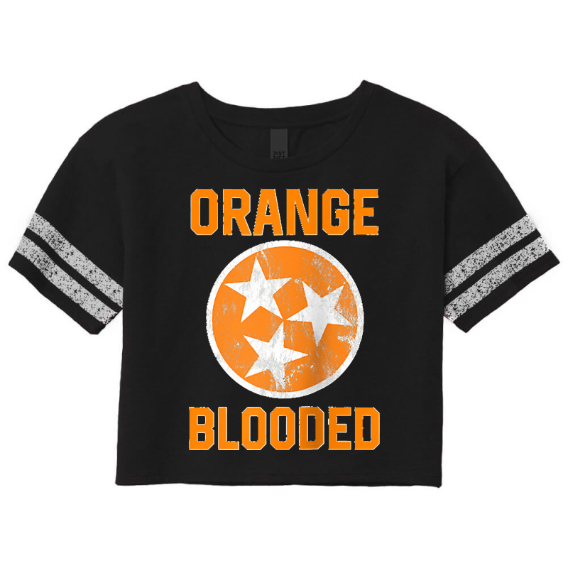 Tennessee Fan Orange Blooded Vol Sports Fan State Flag Tn Raglan Baseb Scorecard Crop Tee by cm-arts | Artistshot