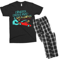 Diners Drive Ins Dragons Men's T-shirt Pajama Set | Artistshot