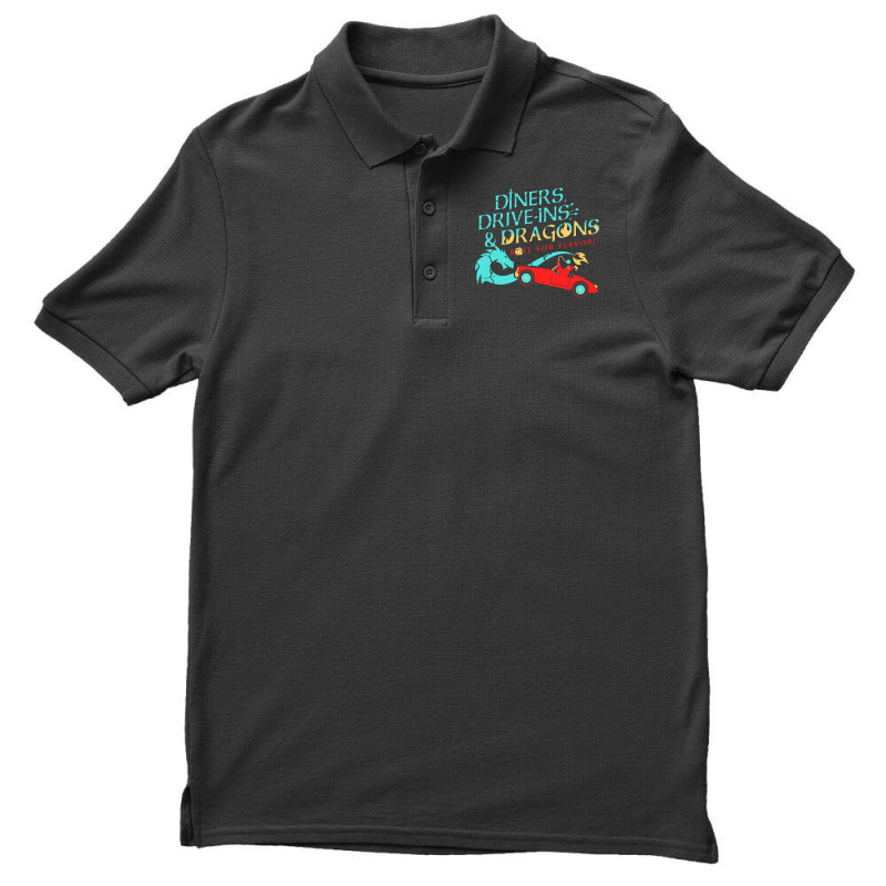 Diners Drive Ins Dragons Men's Polo Shirt | Artistshot