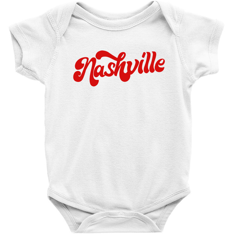 Nashville Retro Baby Bodysuit by JossApparel | Artistshot