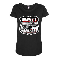 Garage Classic Car Truck Maternity Scoop Neck T-shirt | Artistshot