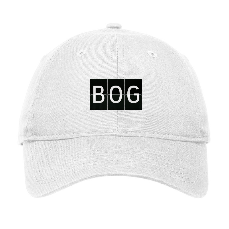 Bog Bogota Colombia South American Retro Travel Airport Code Premium T Adjustable Cap by cm-arts | Artistshot