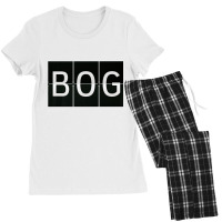 Bog Bogota Colombia South American Retro Travel Airport Code Premium T Women's Pajamas Set | Artistshot