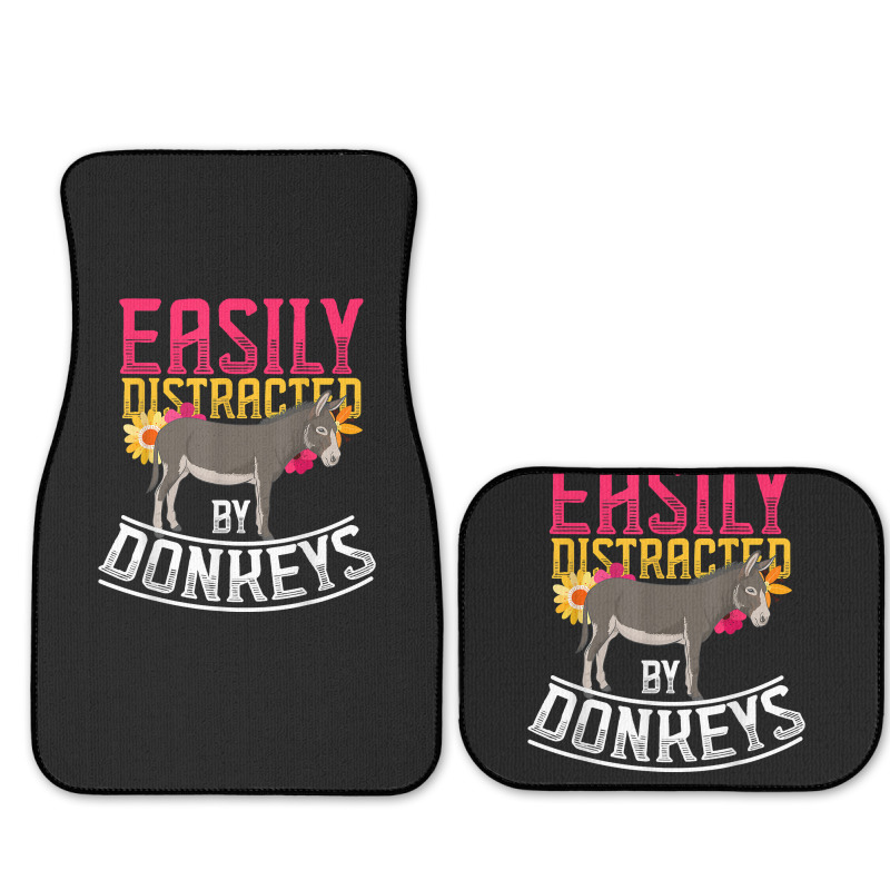 Funny Farm Animal Lover Gift Donkey Full Set Car Mats | Artistshot