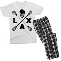 L A X Cross Axis Men's T-shirt Pajama Set | Artistshot