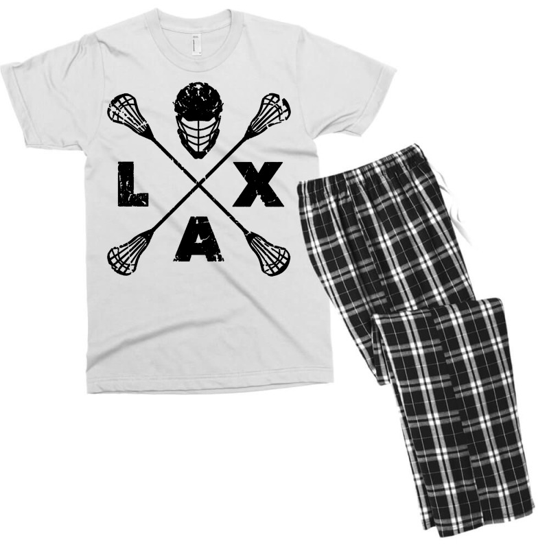 L A X Cross Axis Men's T-shirt Pajama Set by Simmons Shop | Artistshot